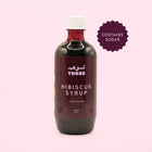 Vibrant Hibiscus Syrup Concentrate for Refreshing Drinks - THREE Coffee
