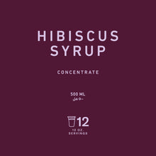 Vibrant Hibiscus Syrup Concentrate for Refreshing Drinks - THREE Coffee