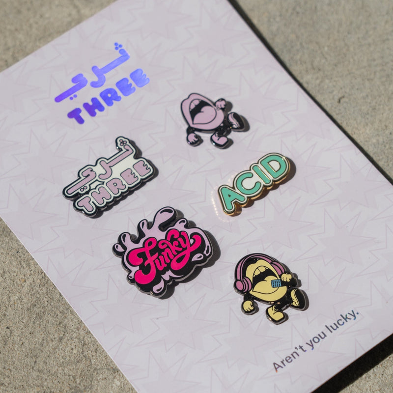 THREE Pins Set